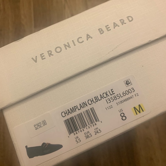 Veronica Beard black leather flats - Picture 4 of 4